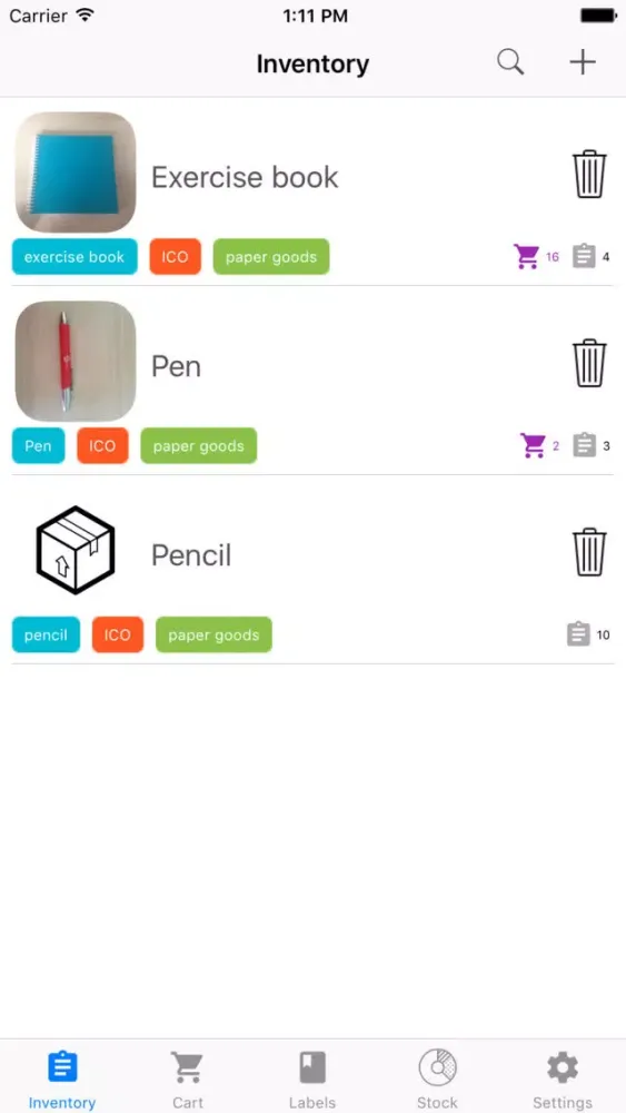 Screenshot di Smart Inventory