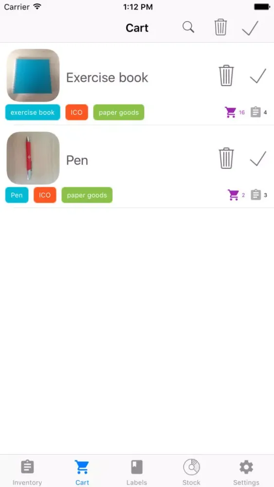 Screenshot di Smart Inventory