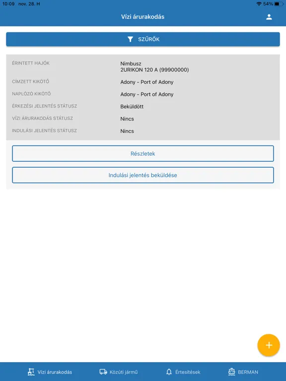 Ảnh chụp màn hình của KIR iPad 