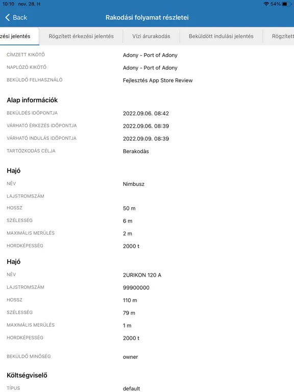 Ảnh chụp màn hình của KIR iPad 