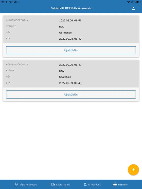 Ảnh chụp màn hình của KIR iPad 