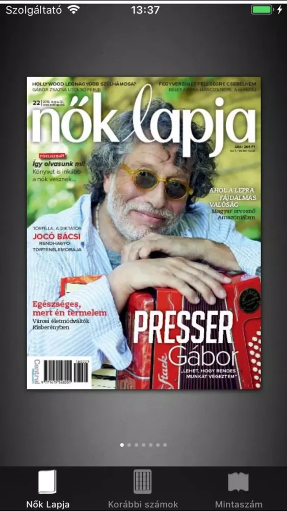 Capturas de pantalla de Nők Lapja