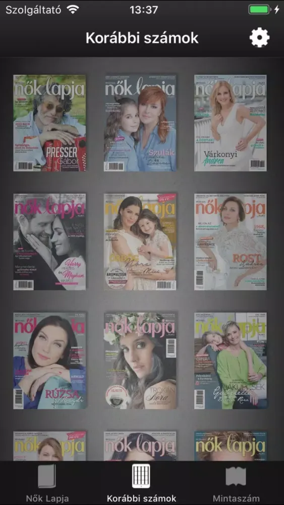 Capturas de pantalla de Nők Lapja