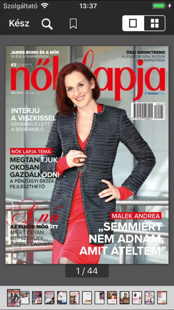 Capturas de pantalla de Nők Lapja