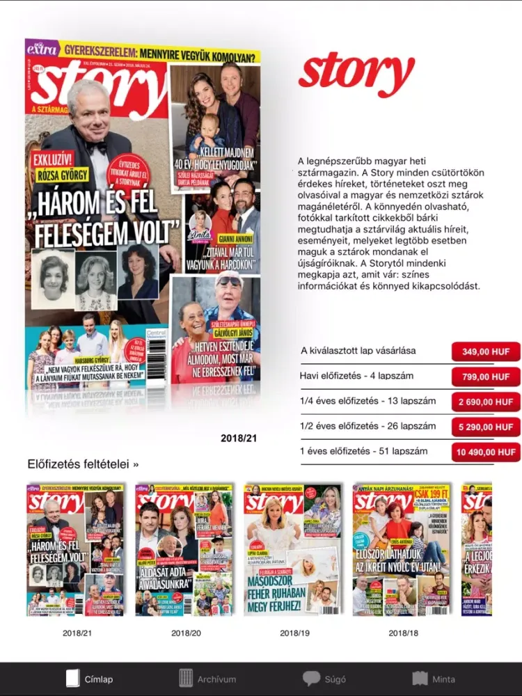 Story Magazin iPad  Screenshots