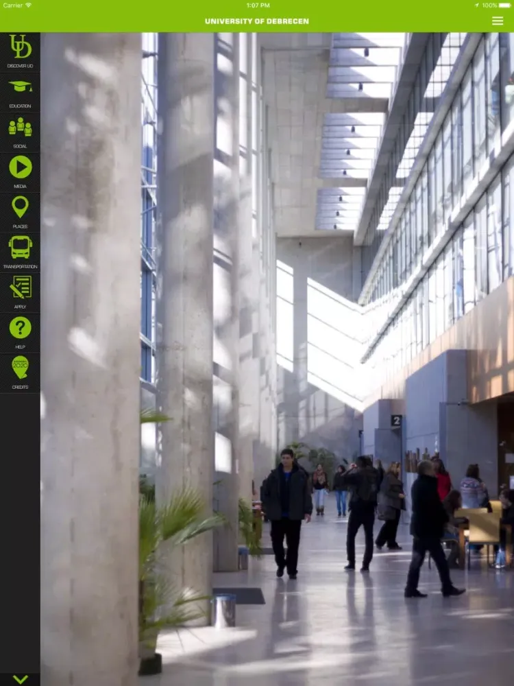 University of Debrecen iPad  Screenshots