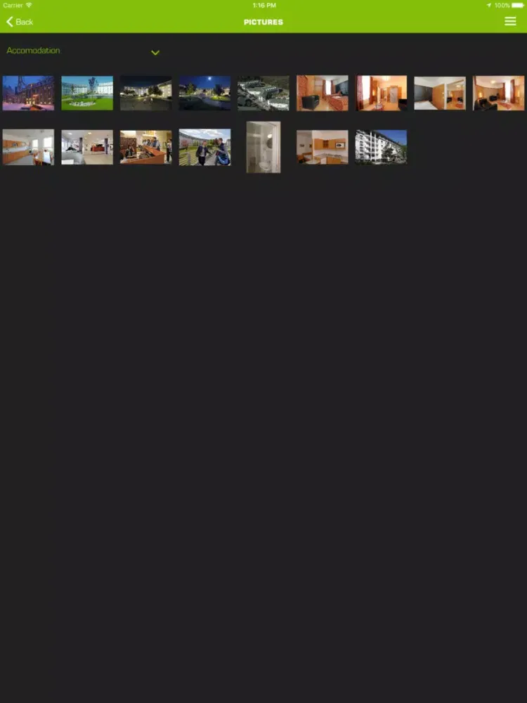 University of Debrecen iPad  Screenshots