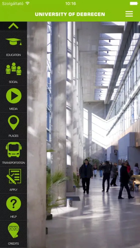 University of Debrecen Screenshots