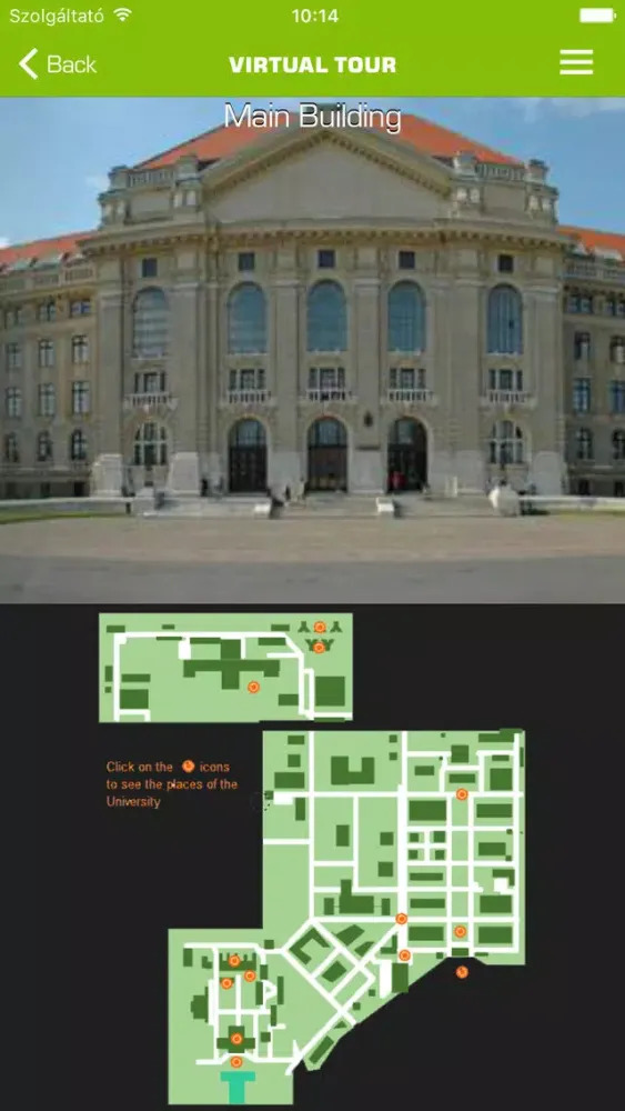 University of Debrecen Screenshots