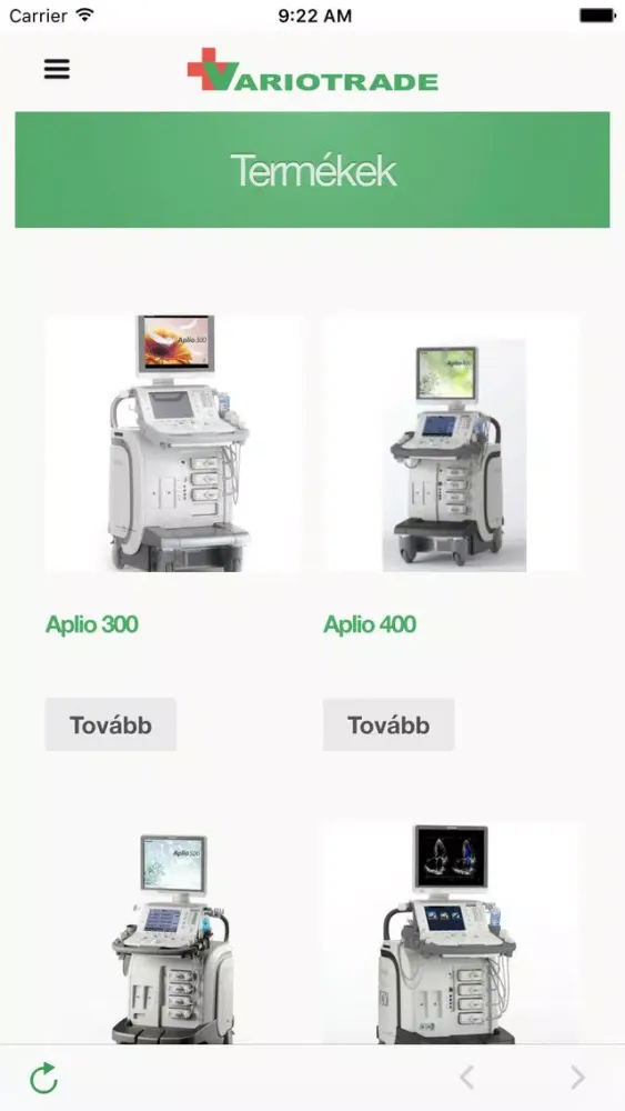 Ảnh chụp màn hình của VarioTrade