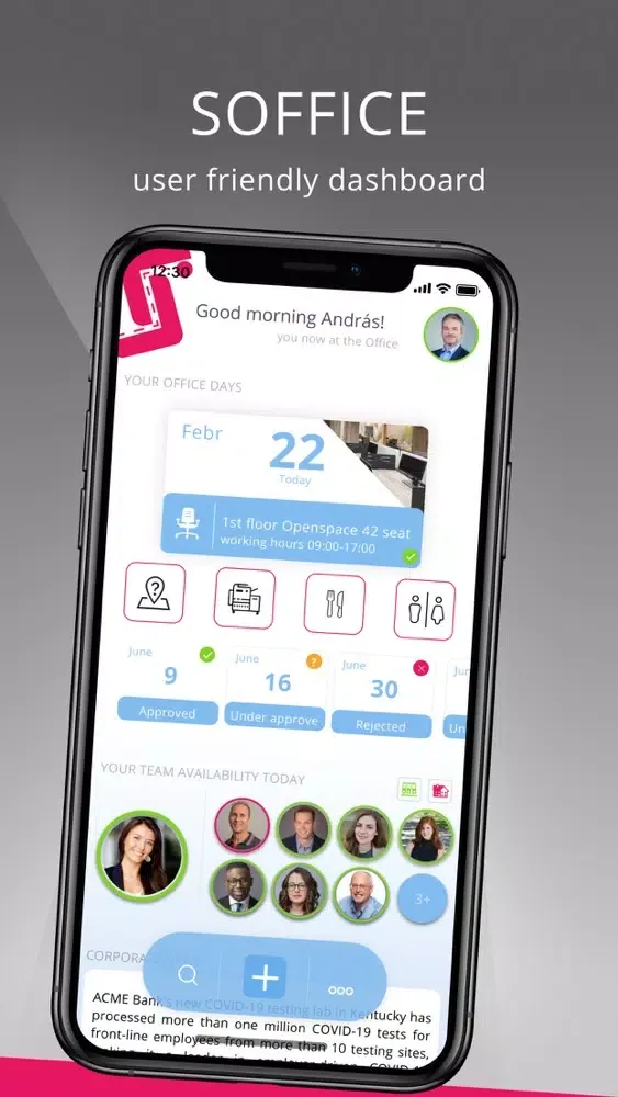 Zrzuty ekranu SOFFICE - smart office