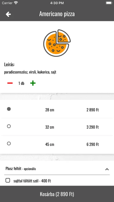 Sprint Pizza Screenshots