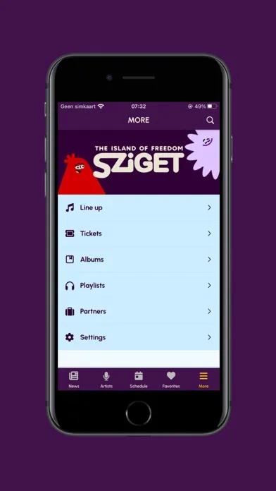 Ảnh chụp màn hình của Sziget Festival