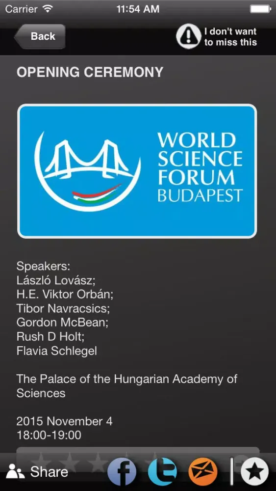 تصاویر World Science Forum EVENT@HAND