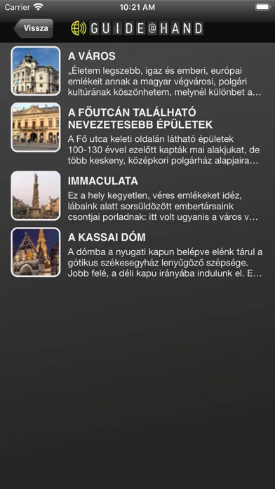 Kosice GUIDE@HAND スクリーンショット