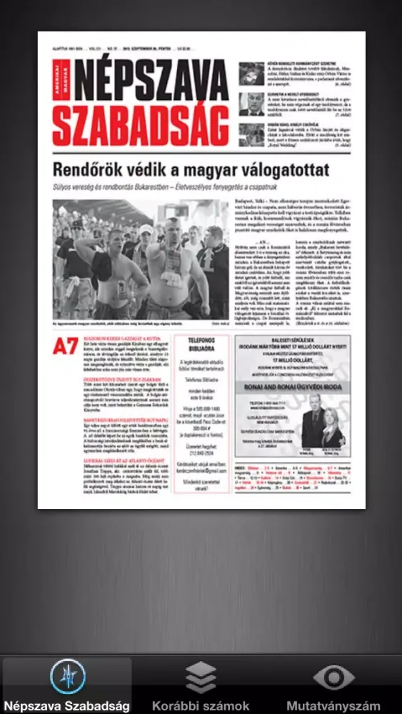 تصاویر Népszava Szabadság