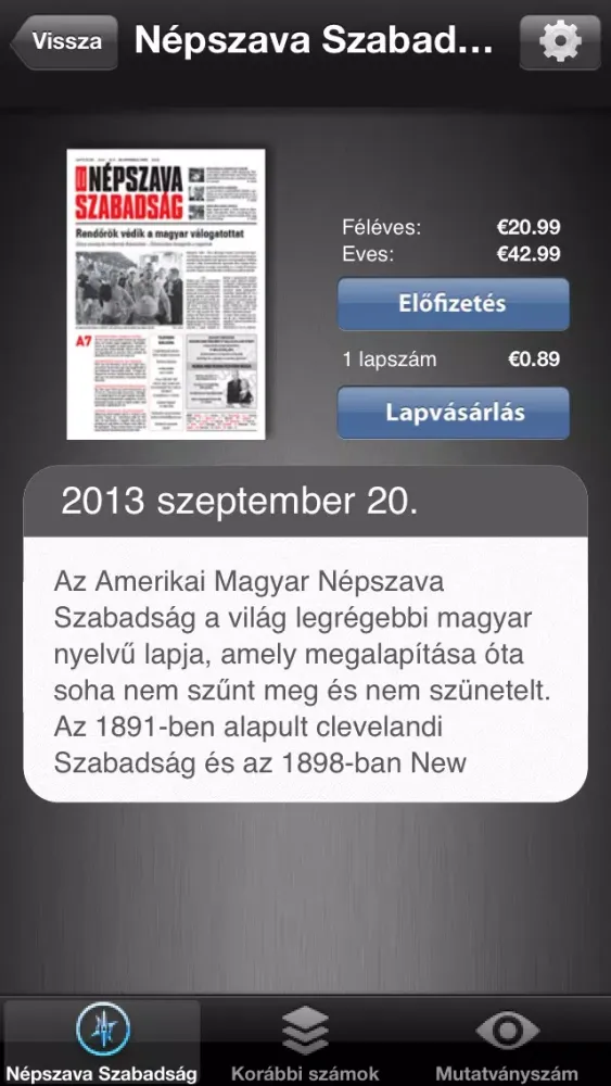 تصاویر Népszava Szabadság