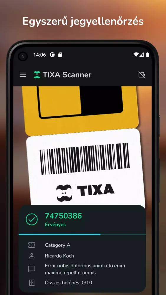 TIXA Scanner应用截图