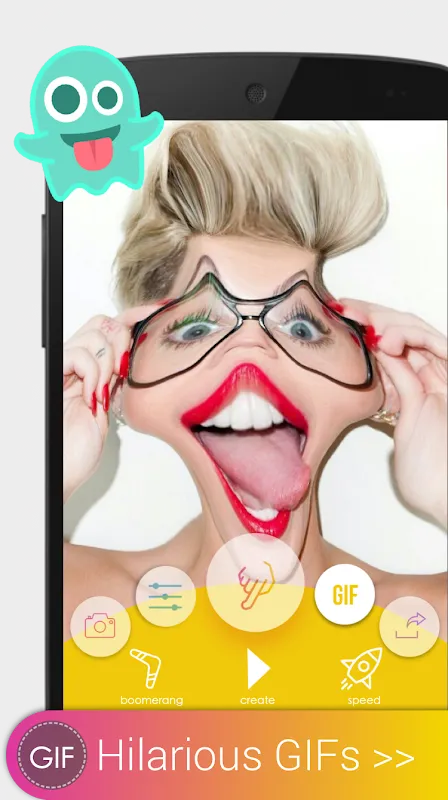 Capturas de tela do Photo Warp