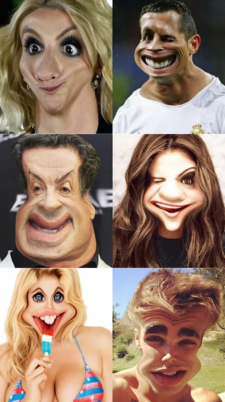 Capturas de tela do Photo Warp