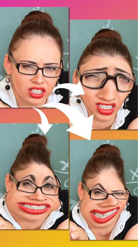 Capturas de tela do Photo Warp