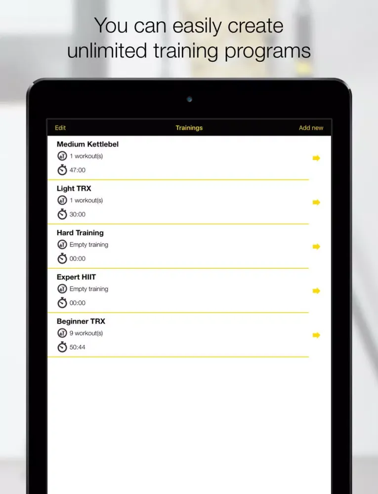 Interval Counter iPad  स्क्रीनशॉट