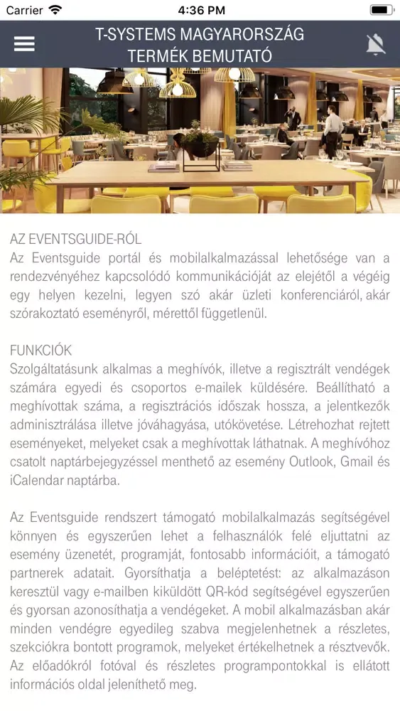 Capturas de tela do DanubiusMeeting by EventsGuide