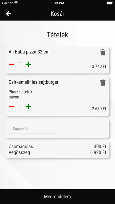 Tubi Étterem & Pizzéria Ekran Görüntüleri