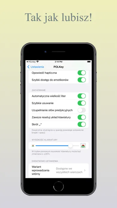 Capturas de pantalla de POLKey - polska klawiatura