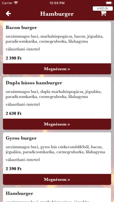 Ảnh chụp màn hình của Vezúv Pizzéria