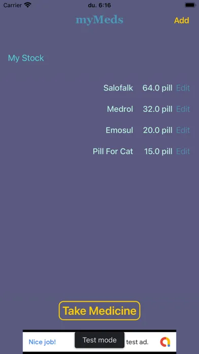 myMeds Pill Counter স্ক্রিনশট