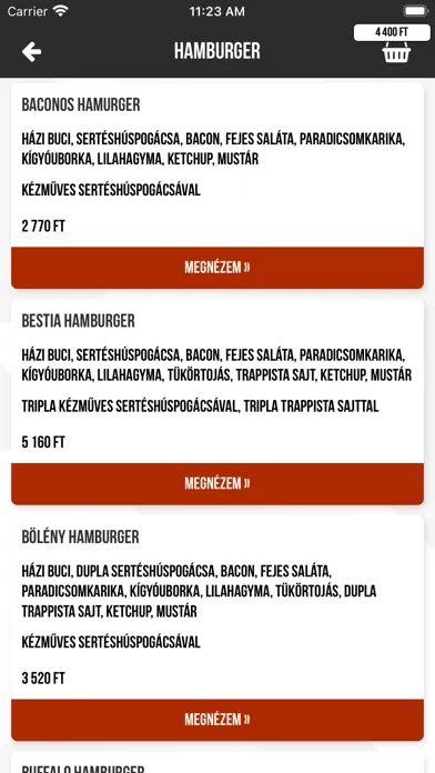 تصاویر Vörös Bölény Konyhája