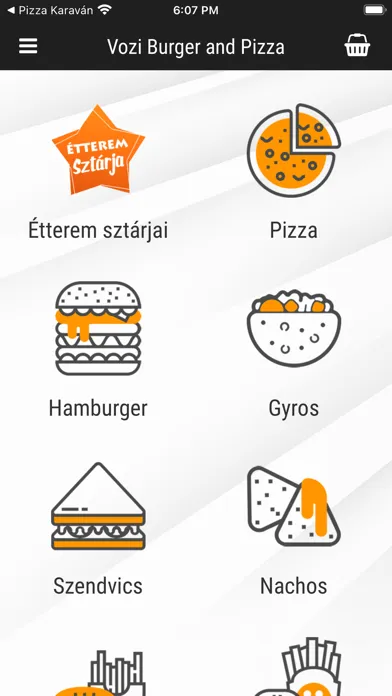 Vozi Burger & Pizza应用截图