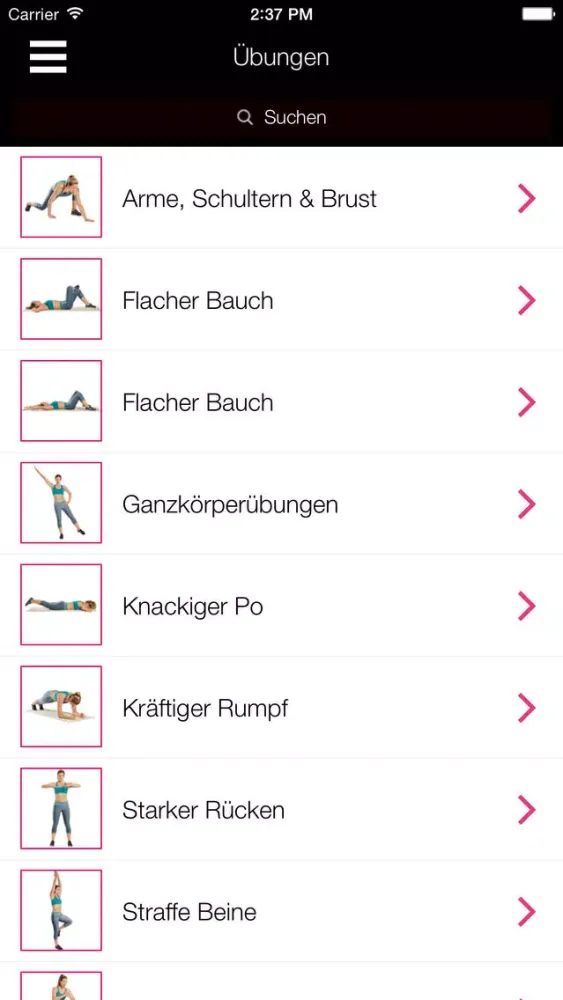 Captures d'écran de Women's Health: Bikinifigur