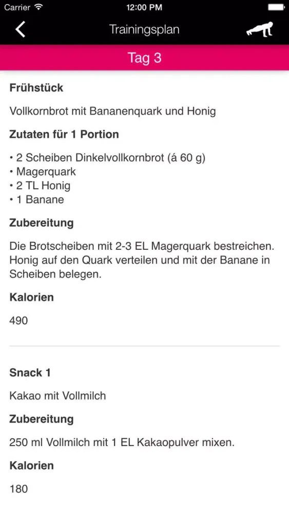 Women’s Health Abnehmen Screenshots