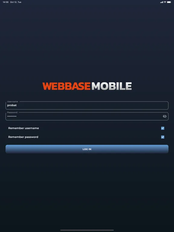 Скриншоты Webbase Mobile iPad 