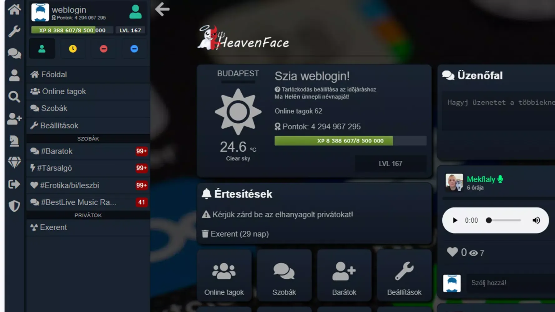 HeavenFace ChatApp Screenshots