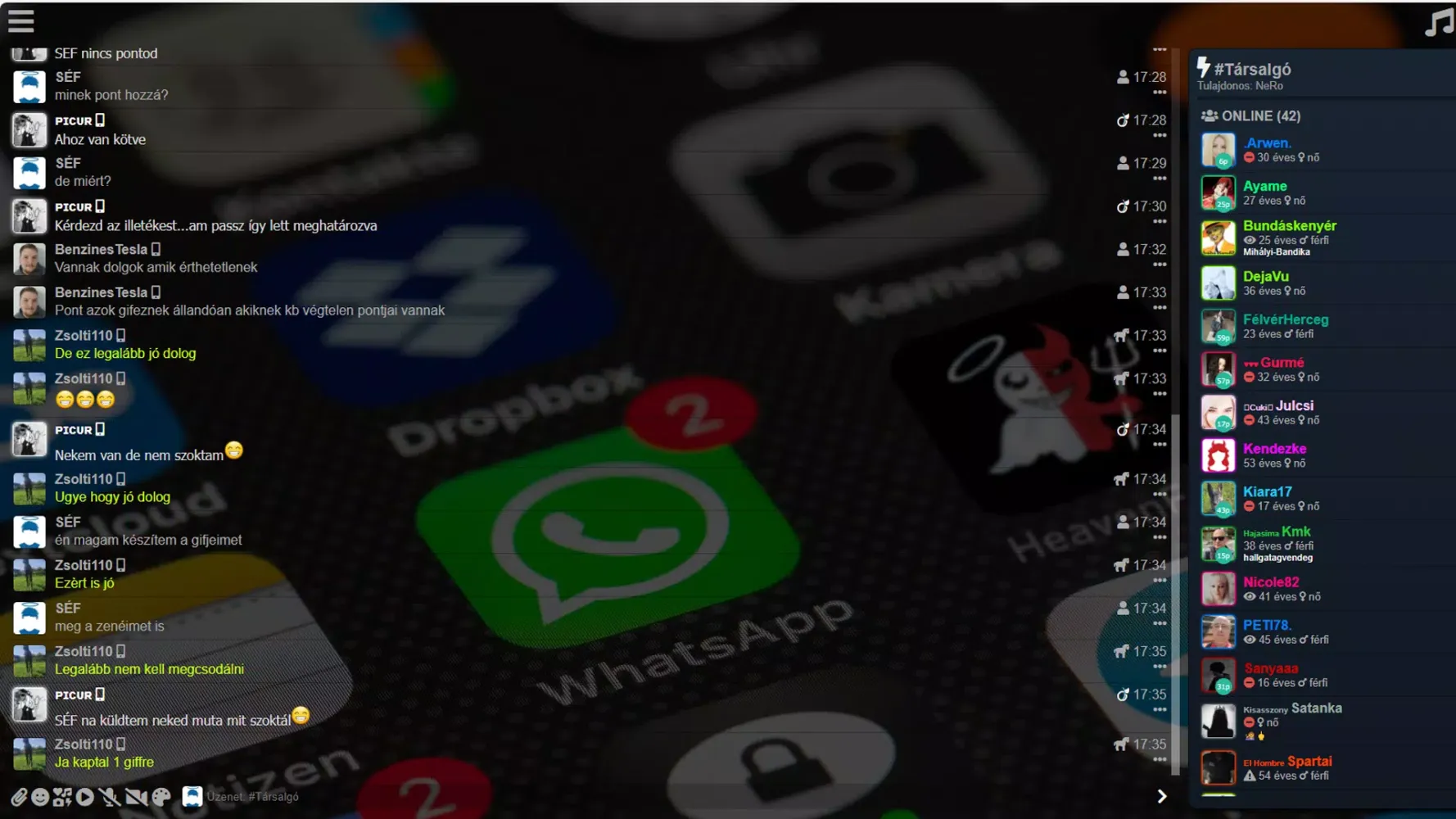 HeavenFace ChatApp Screenshots
