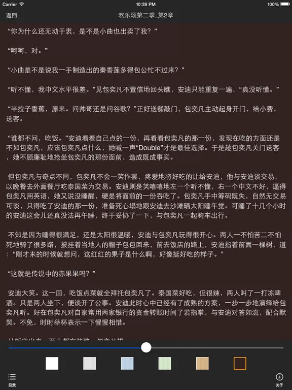 Captures d'écran de 爱读小说大全 - 看小说大全必备 iPad 