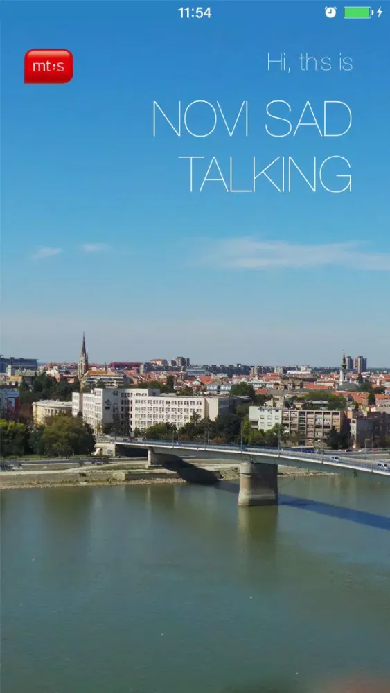 Tangkapan skrin Novi Sad Talking