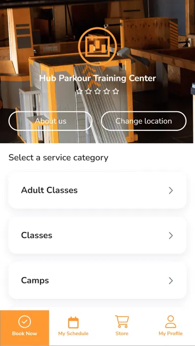 Tangkapan layar HUB Parkour Training Center