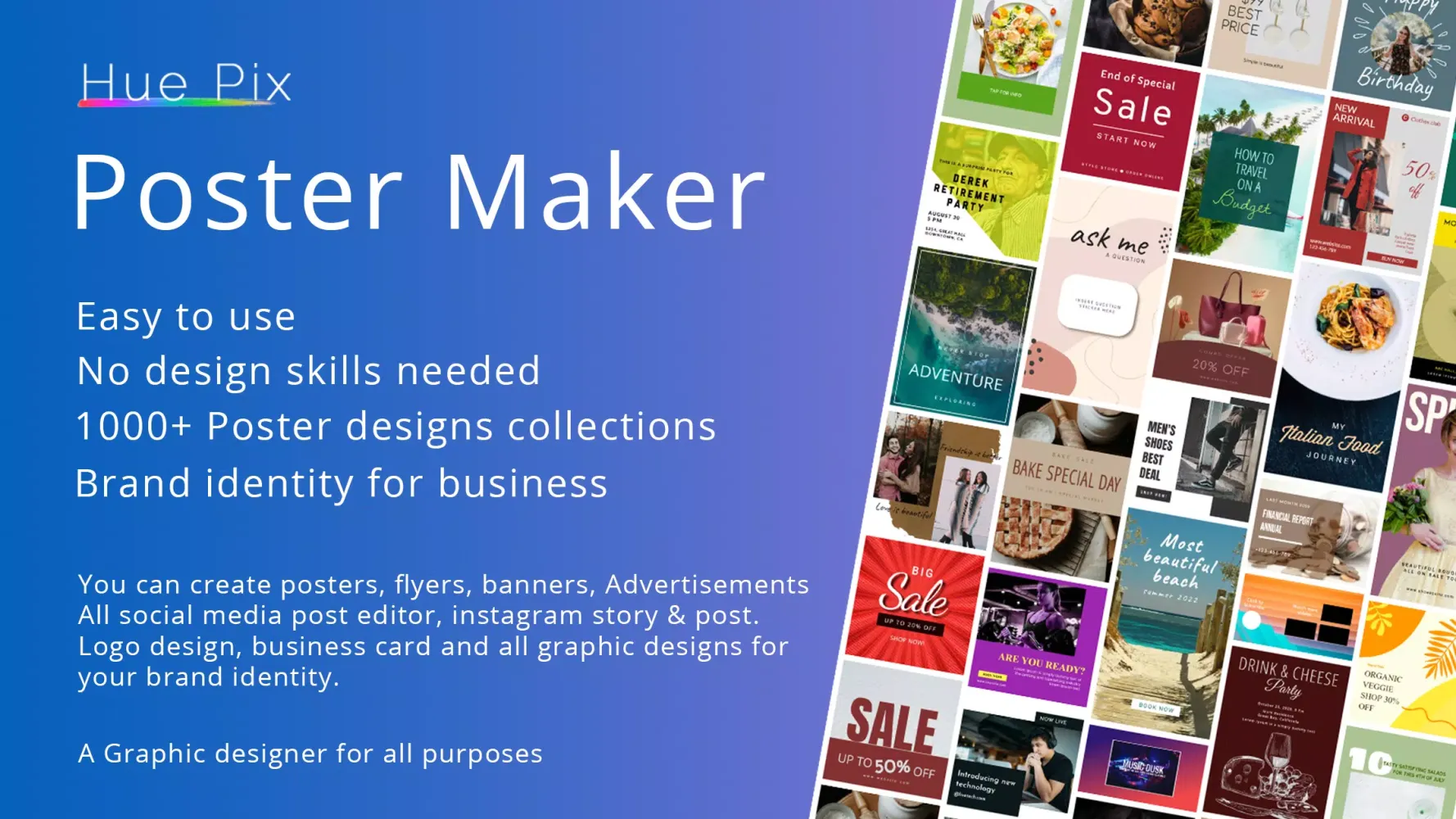 Screenshot di Banner Maker Flyer Ad Design