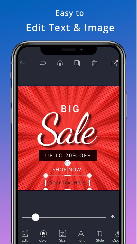 Screenshot di Banner Maker Flyer Ad Design