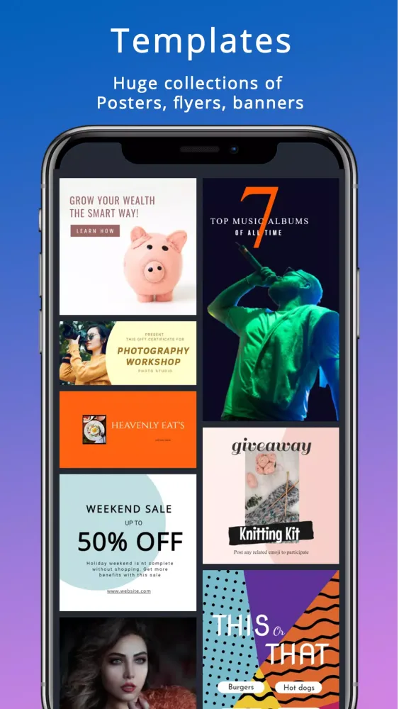 Screenshot di Banner Maker Flyer Ad Design