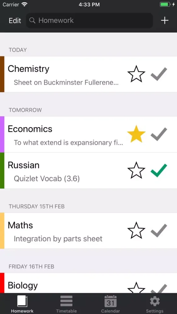 صور Homework Planner