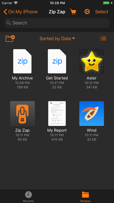 Captures d'écran de Zip Zap