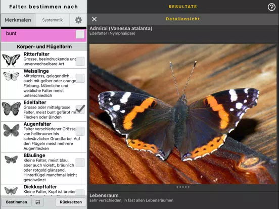 sCHmetterling iPad  Screenshots