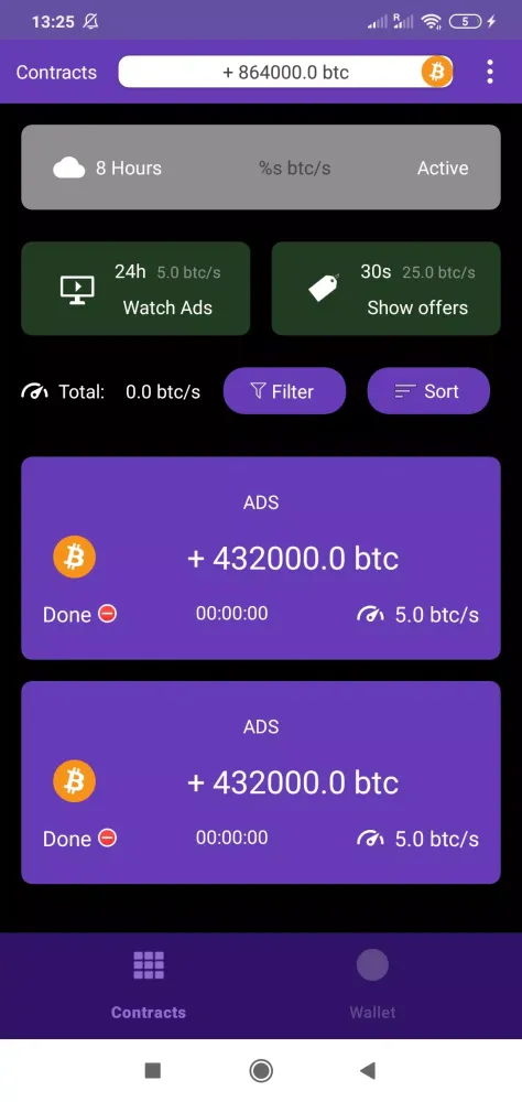Capturas de pantalla de Bitcoin Mining Simulator