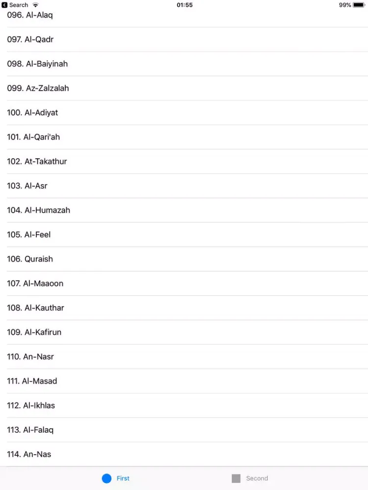 Capturas de pantalla de Quran With Urdu Translation iPad 