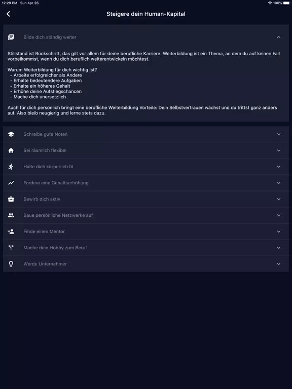 Human-Kapital-Rechner iPad 應用截圖